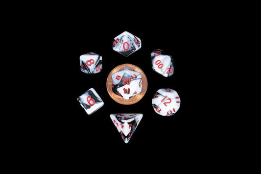 Mini Dice 7 Set Cylinder