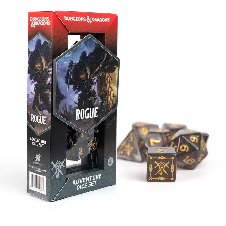 Dungeons & Dragons: Adventure Dice - Rogue Black