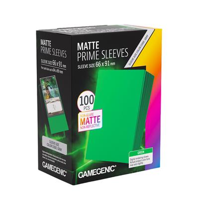 MATTE Prime Sleeves: Green