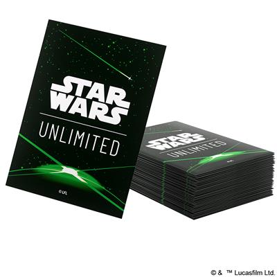 Star Wars Unlimited Premium Art Sleeves - Card Back Green