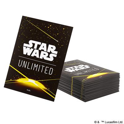 Star Wars Unlimited Premium Art Sleeves - Card Back Yellow