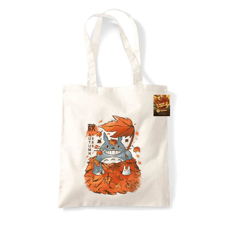 Ilustrata (My Neighbour Autumn) Natural Tote Bag