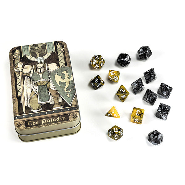 RPG Class Dice: Paladin Set Tin (15 Dice)