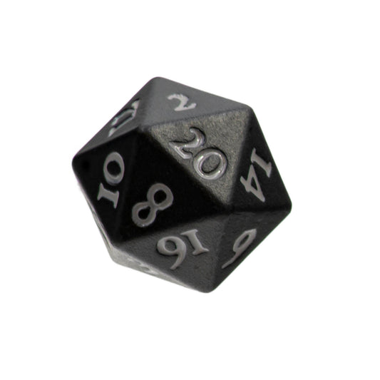 Ultra Pro: Heavy Metal D20 Dice Set - Black