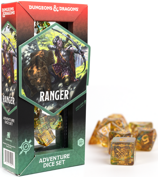 D&D Adventure Dice Set: Ranger - Green/Multi