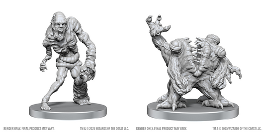 D&D: Nolzur`s Marvelous Unpainted Miniatures - W28 Rutterkin & Maw Demon