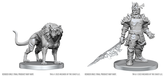 D&D: Nolzur`s Marvelous Unpainted Miniatures - W28 Hell Hound & Narzugon