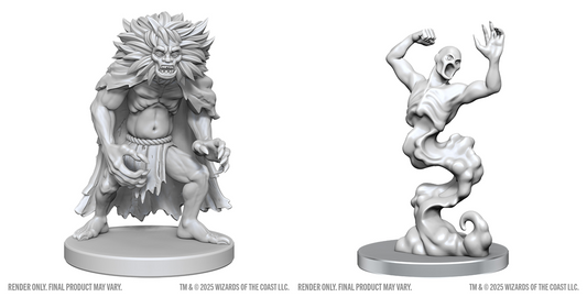 D&D: Nolzur`s Marvelous Unpainted Miniatures - Classic Wight & Classic Wraith