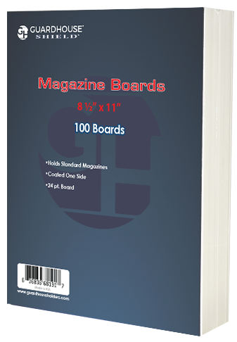Magazine Backing Boards (8.5 x 11) - 100 Pack