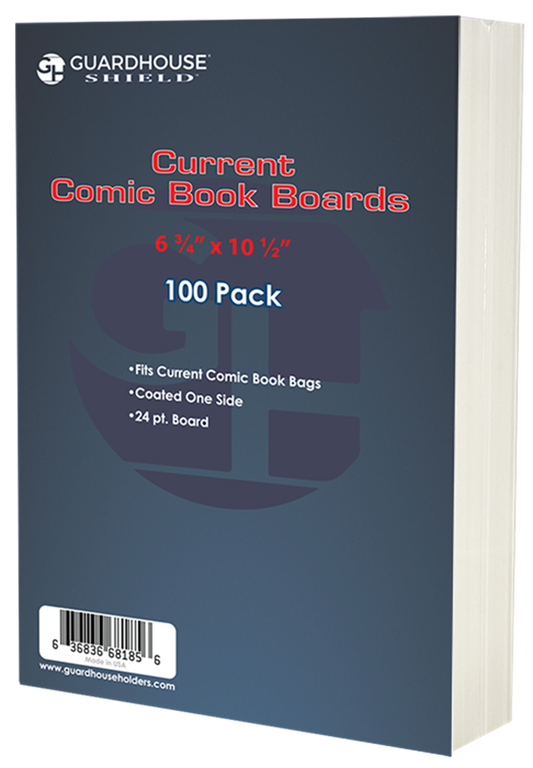 Guardhouse: Current Comic Book Boards (6 3/4 x 10 1/2) - 100 Pack