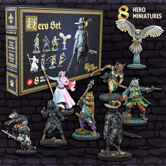 Cats of Mont Saint-Michel: Hero Set Miniatures