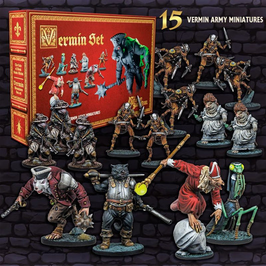Cats of Mont Saint-Michel: Vermin Set Miniatures