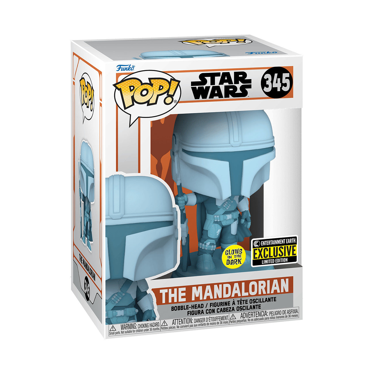 Funko Pop! Vinyl: Star Wars - The Mandalorian (Glow) - #345