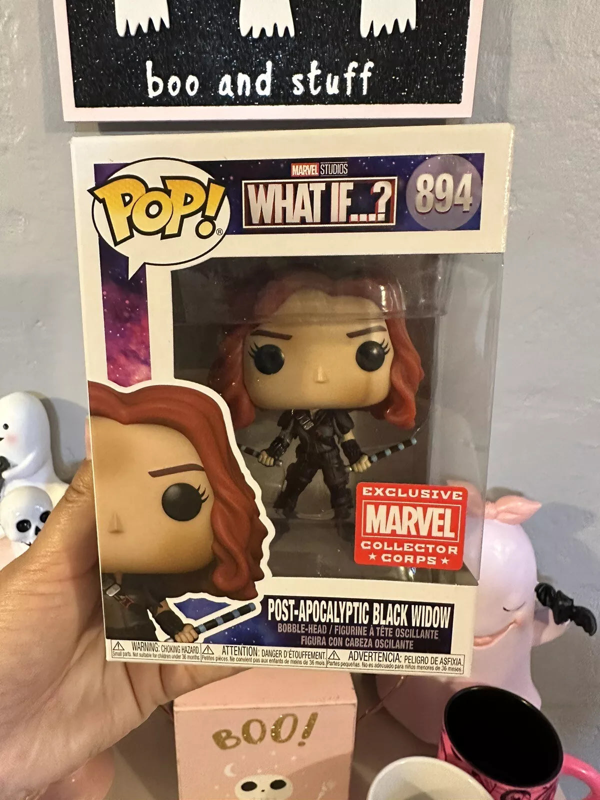 Funko Pop Marvel What If? #894 Post-Apocalyptic Black Widow Marvel Collector Cor New