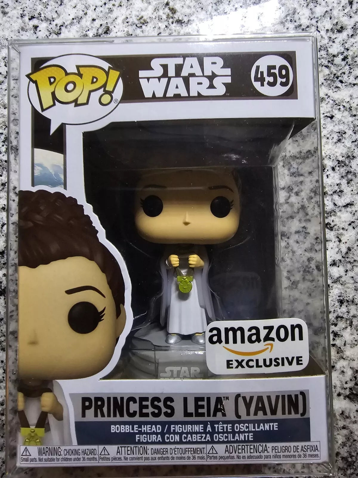 Funko Pop! Vinyl: Star Wars - Princess Leia (Yavin) - Amazon (AM) (Exclusive)...