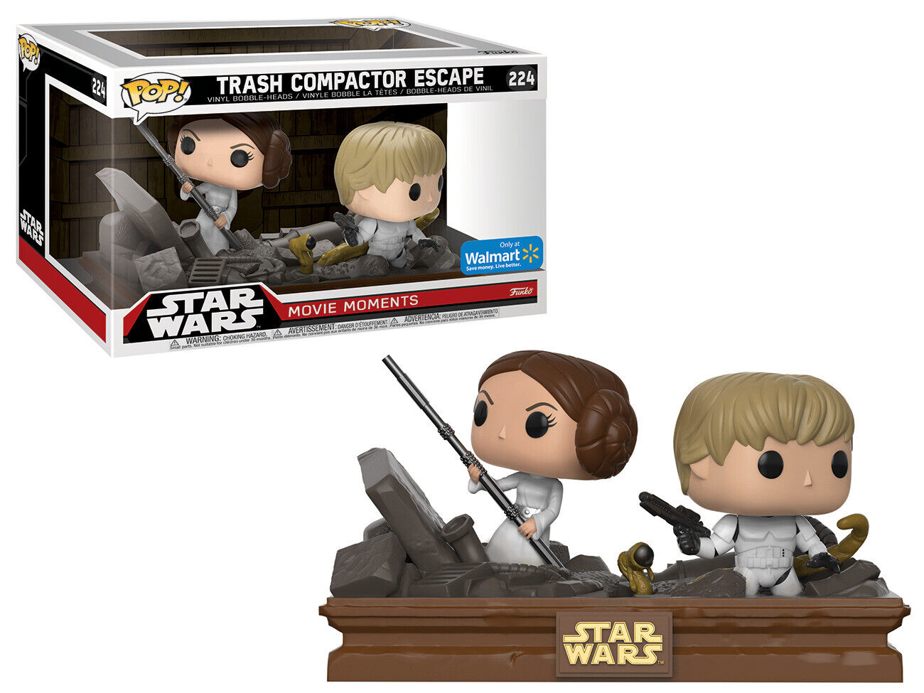 Funko Pop! Moments: Star Wars - Trash Compactor Escape - Walmart (WMT)