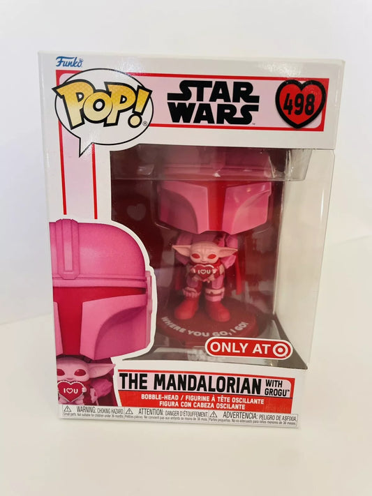 Star Wars The Mandalorian with Grogu Pink Funko POP! Vinyl Figure 498