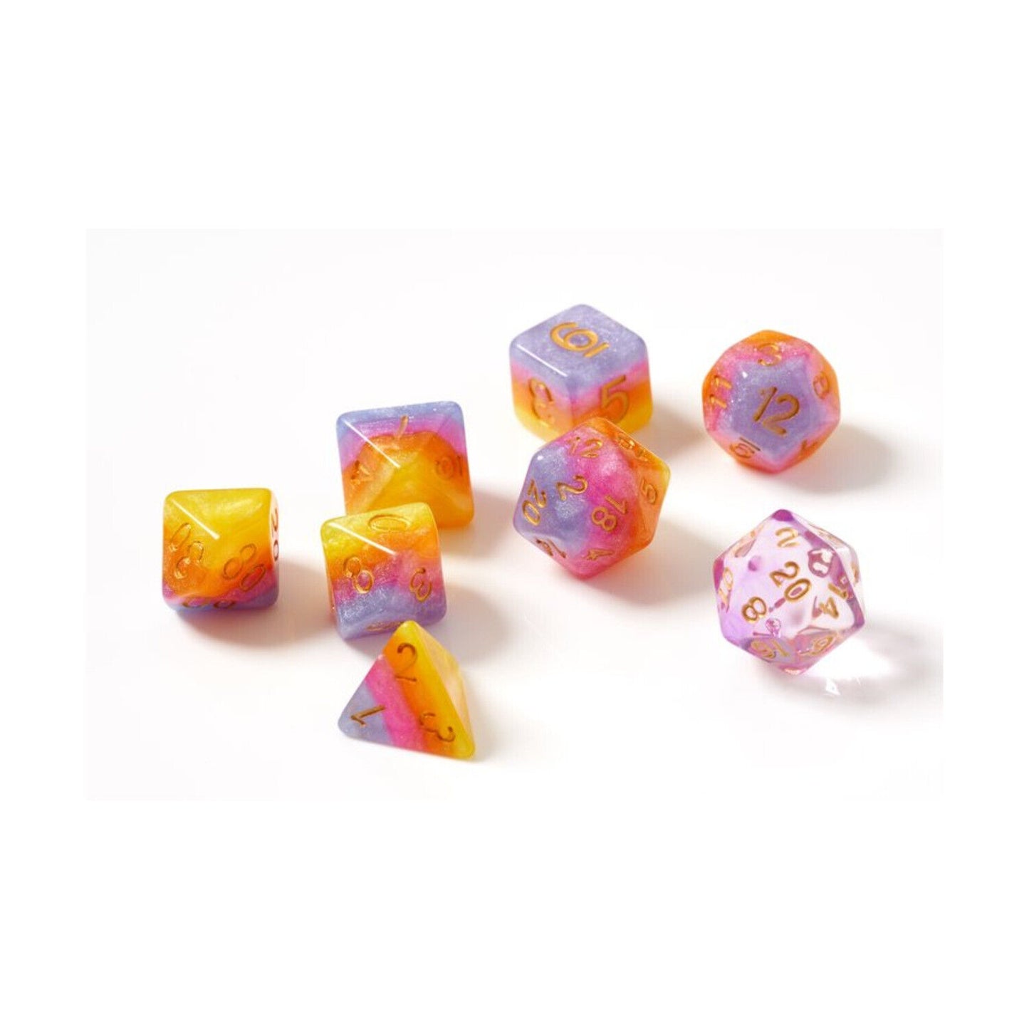 Dice Set Tahitian Sunset
