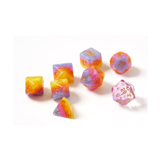 Dice Set Tahitian Sunset