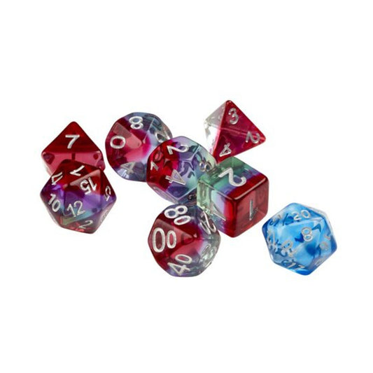 SEMI-TRANSLUCENT WATERMELON 7-DIE SET