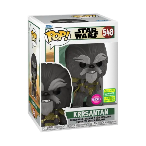 Funko Pop! Star Wars Krrsantan #548 Flocked 2022 Summer Convention Pop