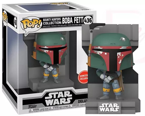 Funko Pop! Deluxe: Star Wars - Bounty Hunters Collection: Boba Fett GameStop