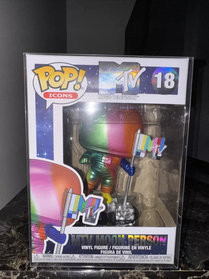 Funko Pop! Vinyl: MTV - MTV Moon Person (Rainbow) (Metallic) #18