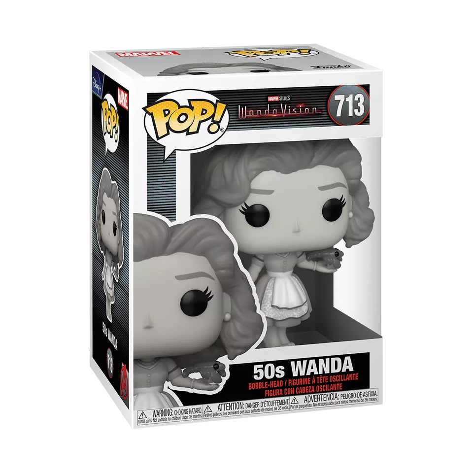 Funko Pop! Vinyl: Marvel - 50's Wanda (Black & White) #713