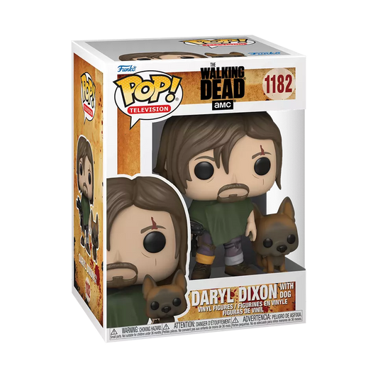 Funko Pop! Vinyl: The Walking Dead - Daryl Dixon with Dog #1182