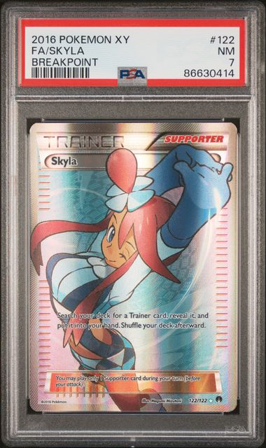 Skyla (122/122) BREAKpoint - PSA 7 (Near Mint) Ultra Rare