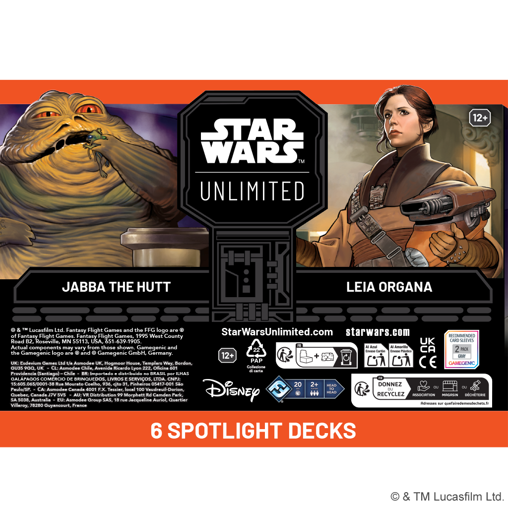 Star Wars: Unlimited - A Lawless Time: Spotlight Decks