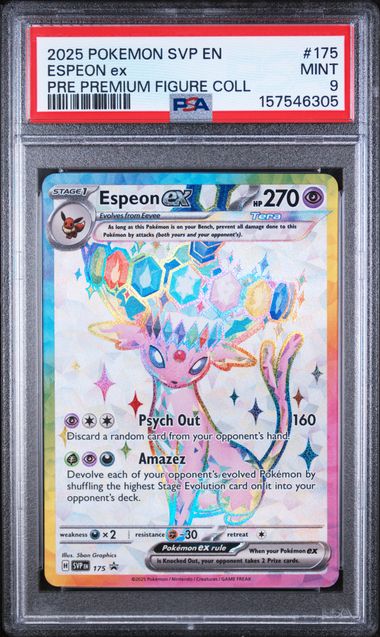 Espeon ex (#175) Scarlet & Violet Promo - PSA 9 Mint