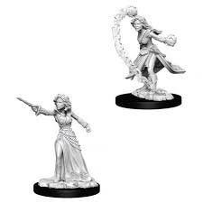 Pathfinder Deep Cuts Unpainted Miniatures: W06 Female Human Wizard