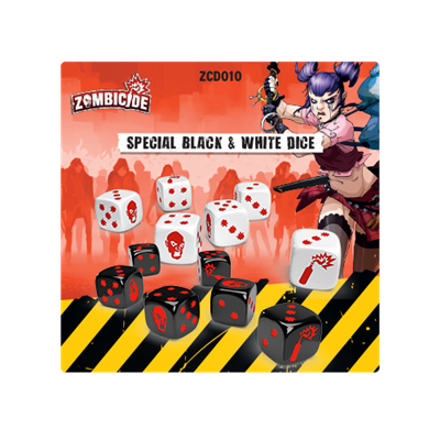 Zombicide: Black & White Dice Pack