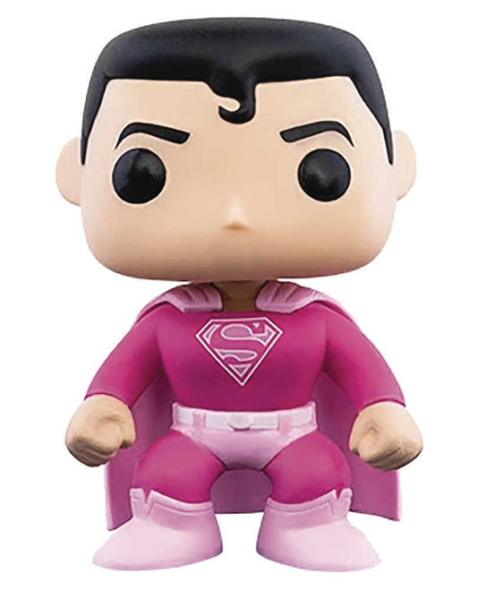 Pop Breast Cancer Awareness Superman Vinyl Figure