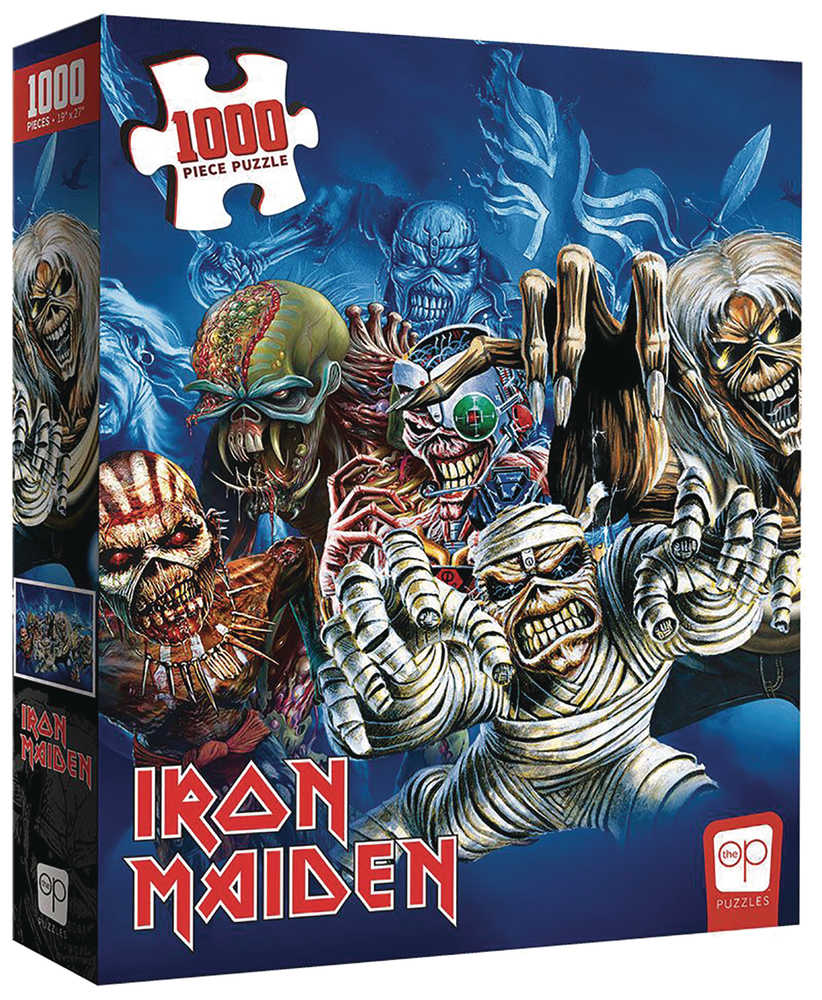 Iron Maiden Faces Of Eddie 1000 Pc Puzzle