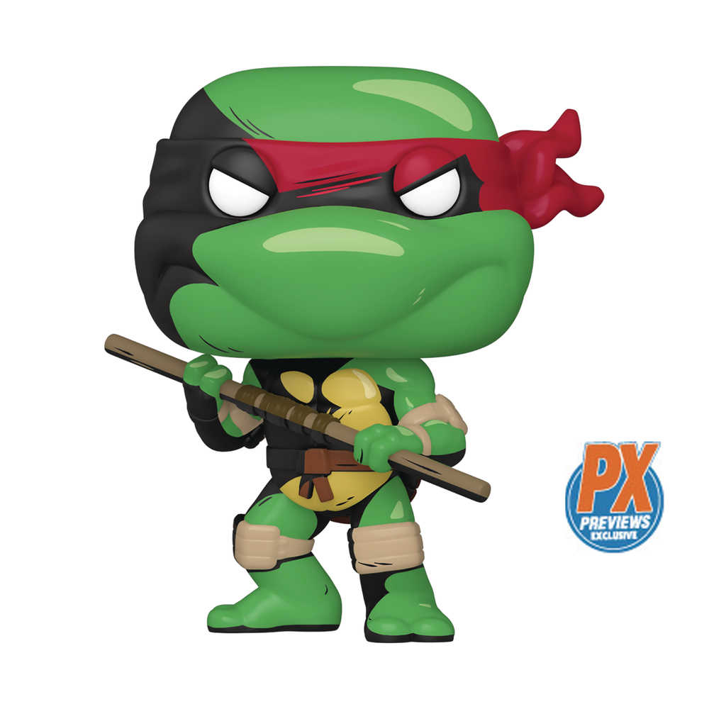 Pop Comics Teenage Mutant Ninja Turtles Donatello Previews Exclusive Vinyl Figure W/Black & White Chase