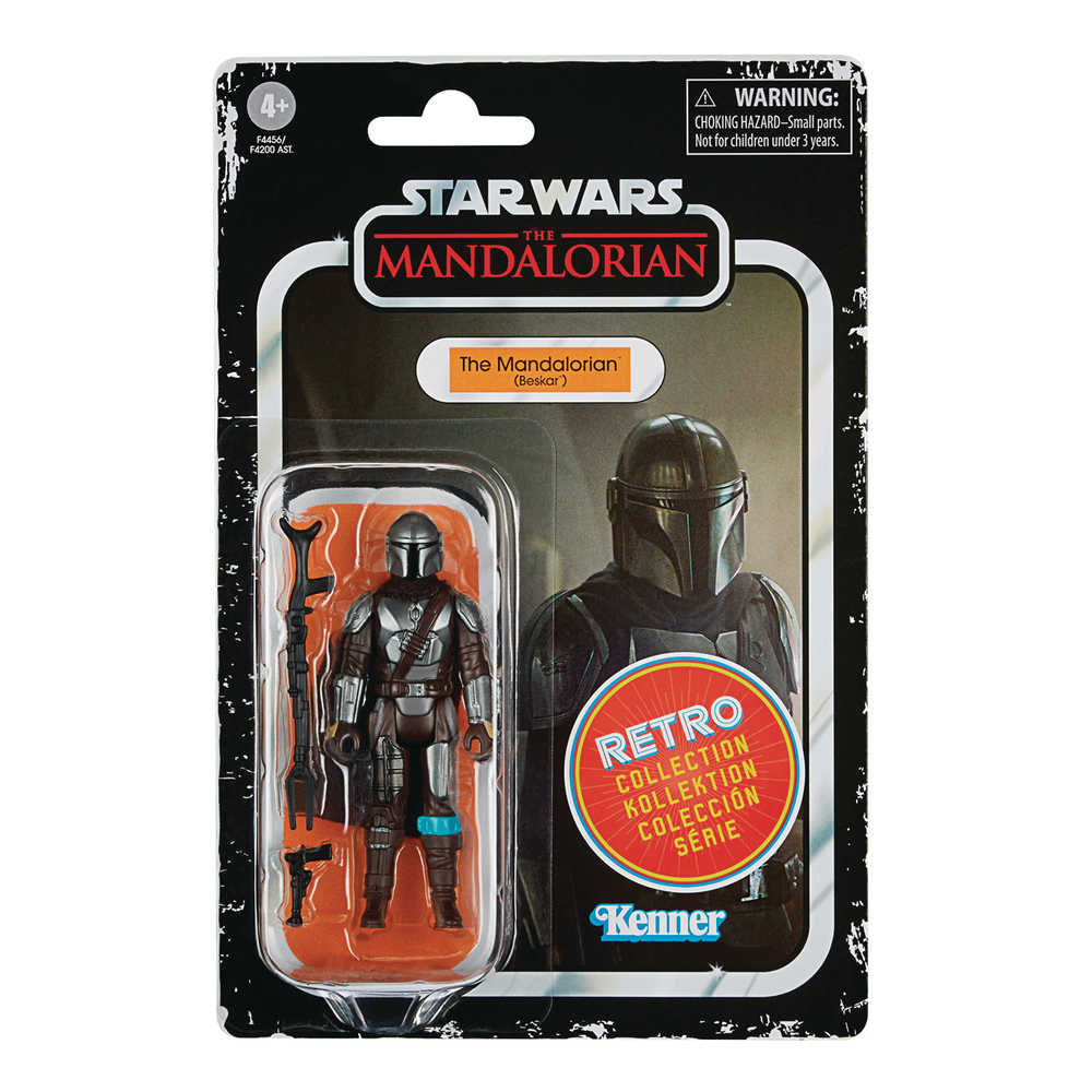 Star Wars Mando Retro 3-3/4in Mandalorian Beskar Action Figure Case