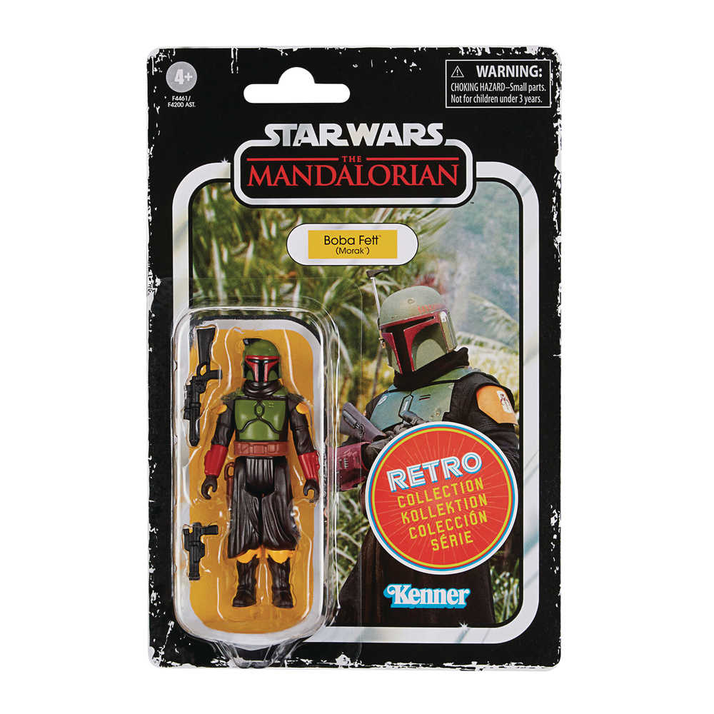 Star Wars Mando Retro 3-3/4in Boba Fett Action Figure Case