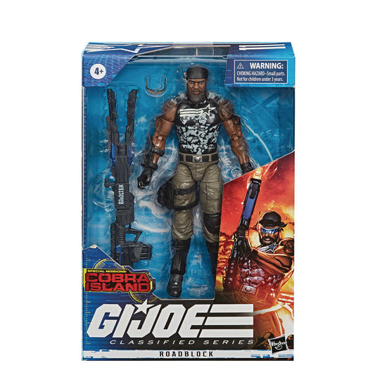 G.I. Joe Classified Series 6in Road Block Action Figure Case