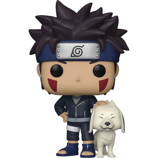 Pop Animation Naruto Kiba with Akamaru Vinyl Figure