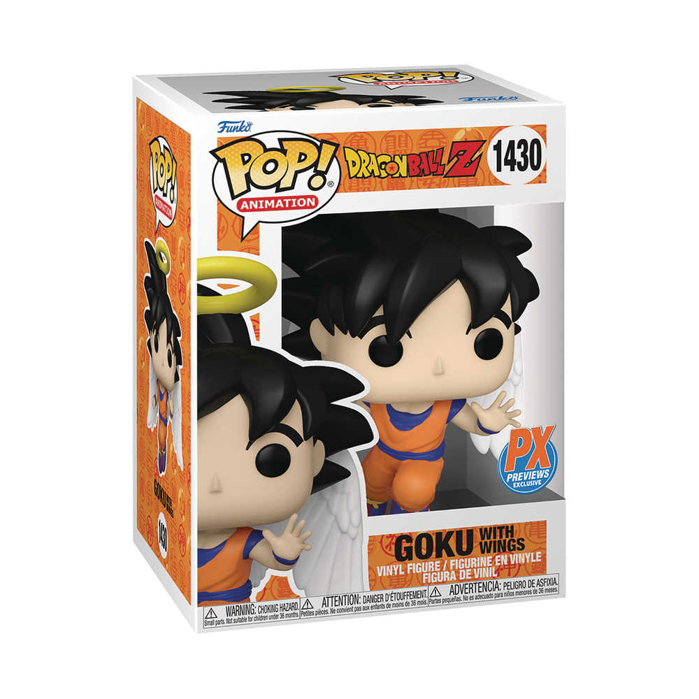 Pop Animation Dragonball Z Angel Goku with Ch Previews Exclusive Vinyl Figure
