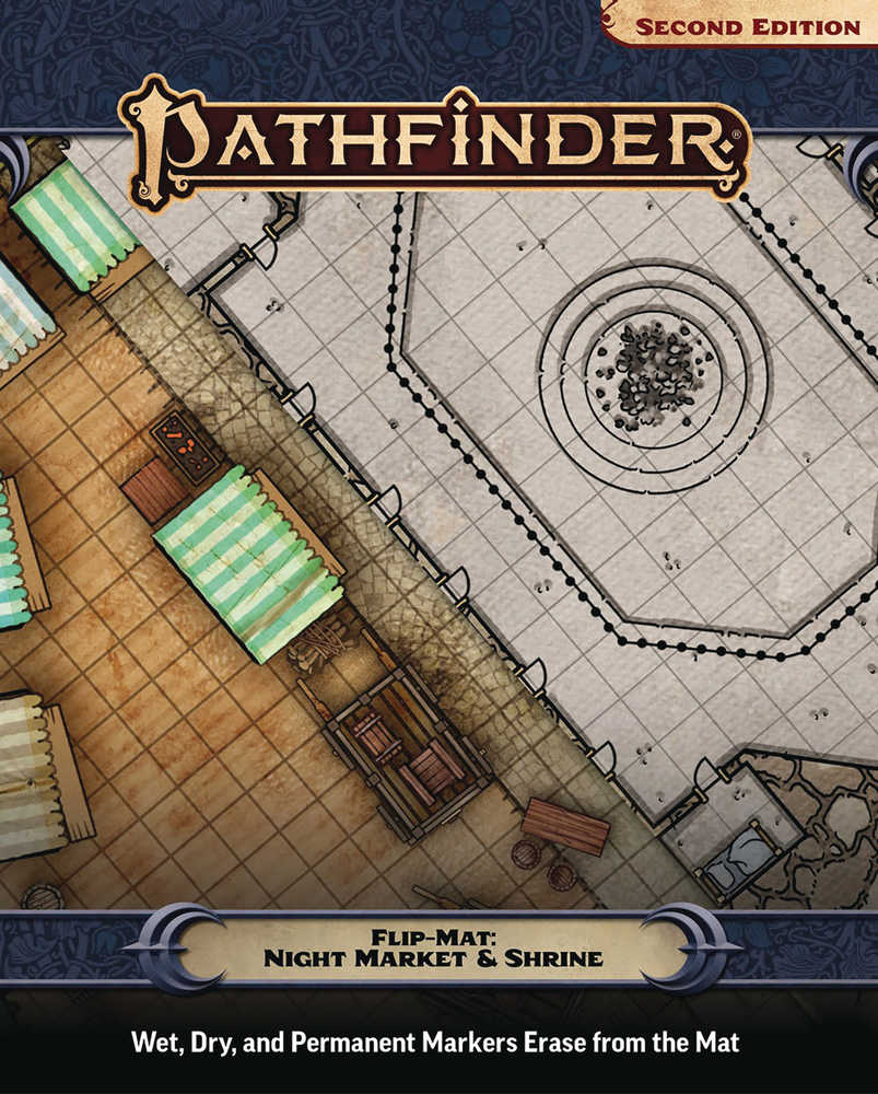 Pathfinder Flip Mat Night Market & Shrine